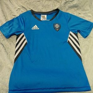 Adidas Soccer Jersey Division 3 Boys Size 5
